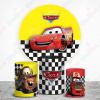 Cars Fundas de tela sublimada para cilindros backdrop