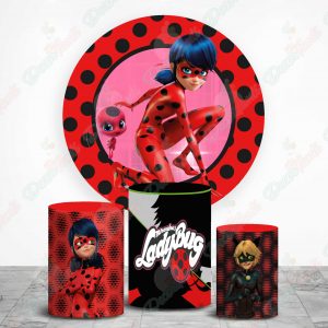 Lady Bug Fundas de tela sublimada para cilindros