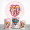 Paw patrol Skye tela sublimada para cilindros Backdrop