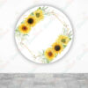 Corona Dorada Girasoles fundas cilindros backdrop