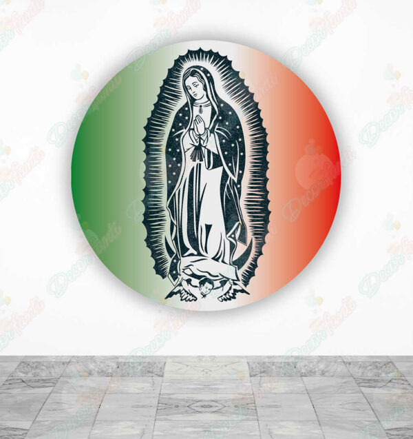 Virgen de guadalupe fundas cilindros backdrop